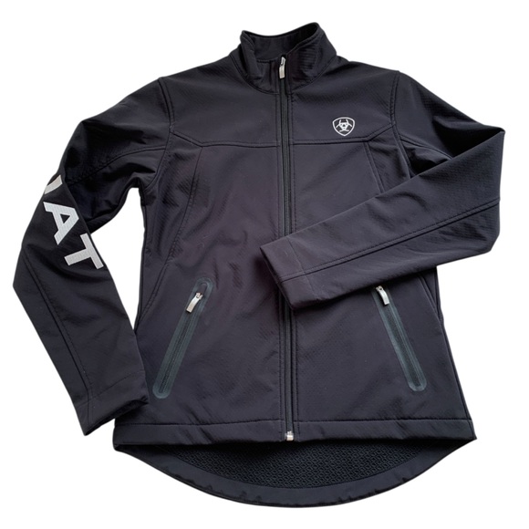 Ariat Jackets & Blazers - Ariat Team Softshell Jacket Black Zip Front Size Small